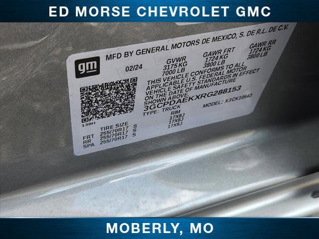 2024 Chevrolet Silverado 1500 WT