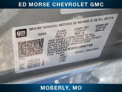 2024 Chevrolet Silverado 1500 WT