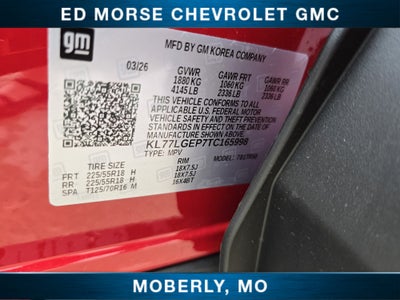 2026 Chevrolet Trax 1RS