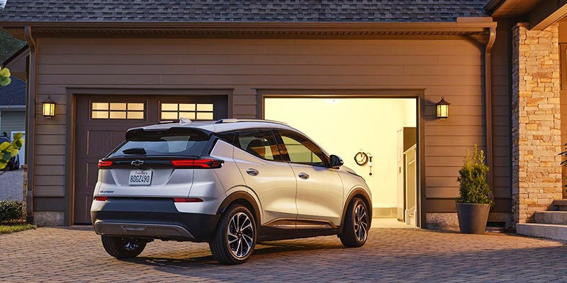 Bolt EUV Parked front of the home