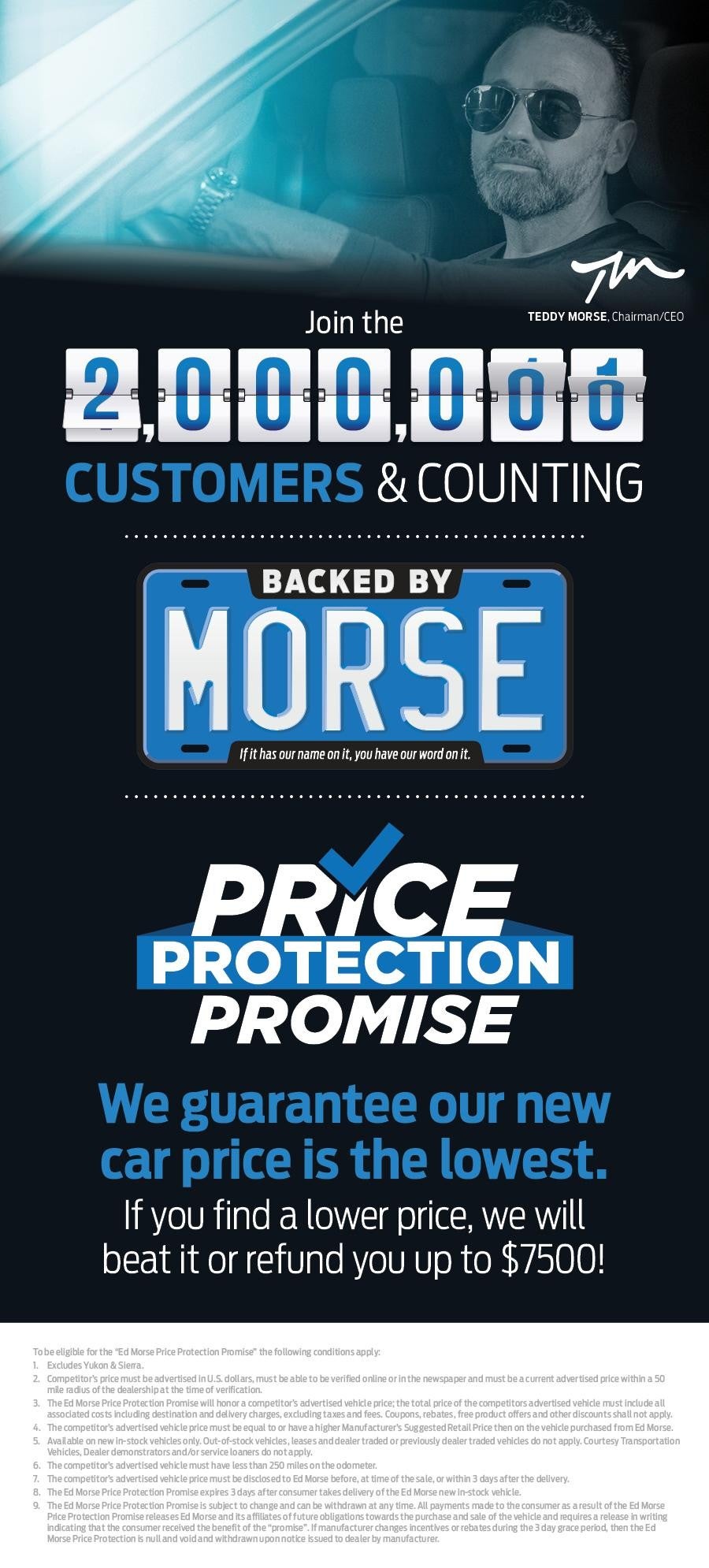 Price Protection promise banner