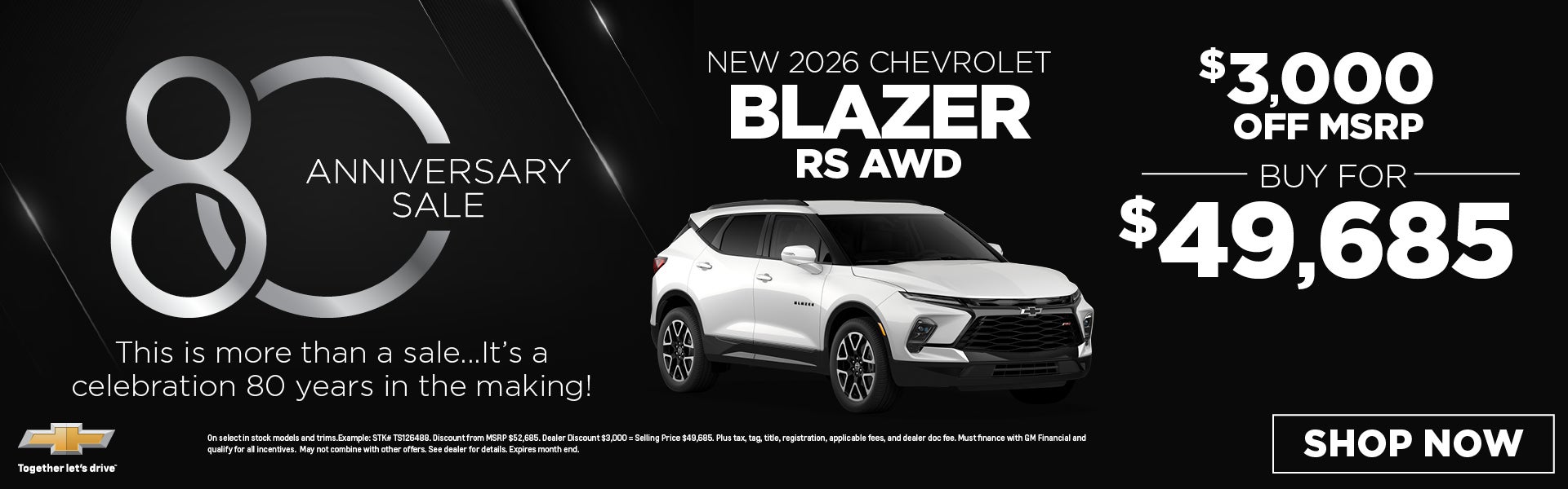 New 2026 Chevrolet Blazer RS AWD