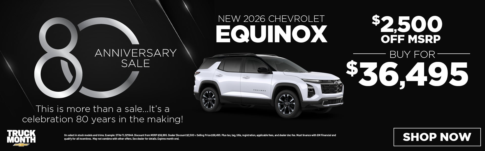 2026 Chevrolet Equinox at Ed Morse Chevrolet North in Moberly MO