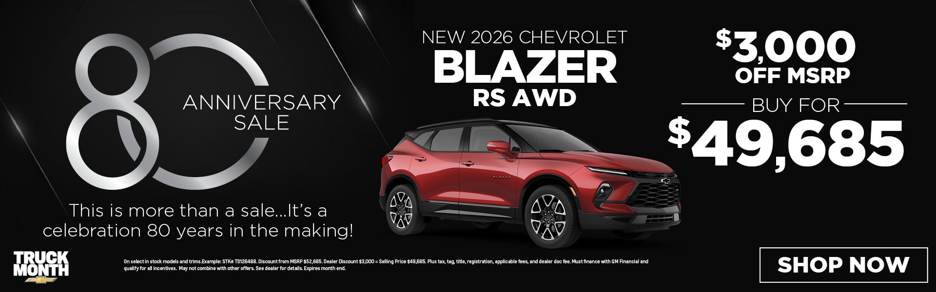 New 2026 Chevrolet Blazer RS AWD